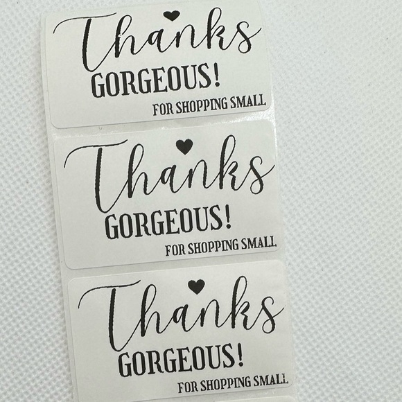 Thanks stickers  2" Stickers labels (100 roll ) NWT - Picture 10 of 12